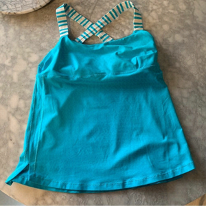 lululemon athletica Turquoise Tank Top